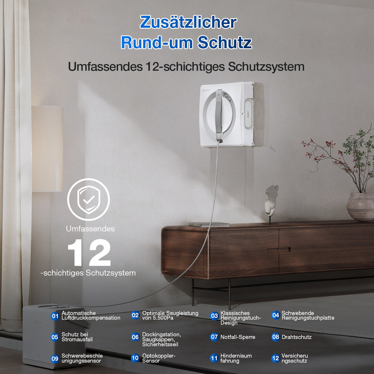 Ecovacs Fensterreiniger W2 Pro Omni