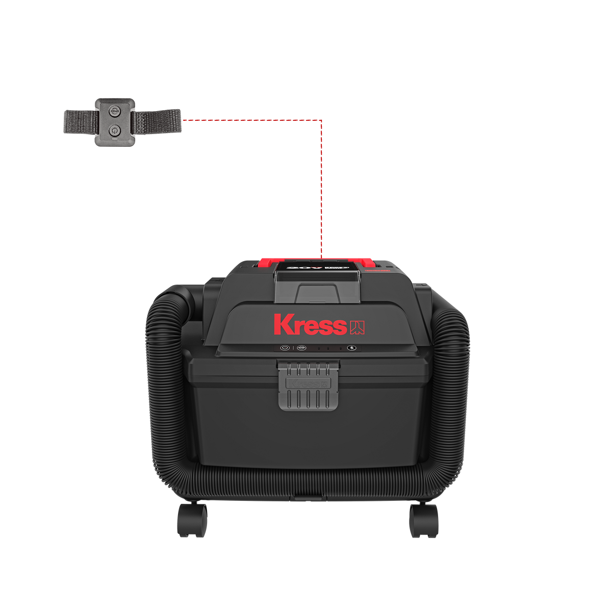 Kress 20 V Akku-Nass-/Trockensauger 10 l (KH035)