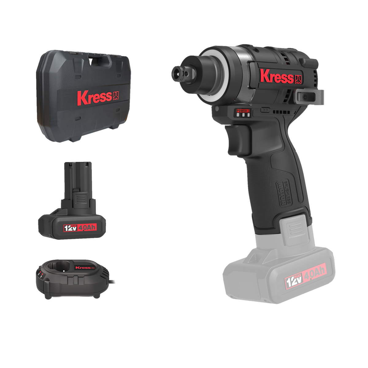 Kress 12 V Akku-Schlagschrauber 2in1 200 Nm (KH260)