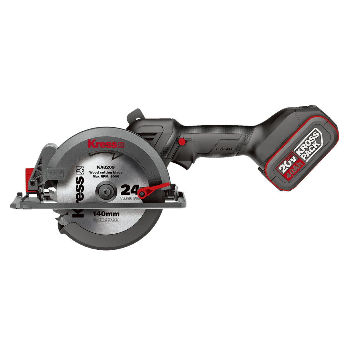 Kress 20 V Akku-Kompakt-Handkreissäge 140 mm (KUE11)