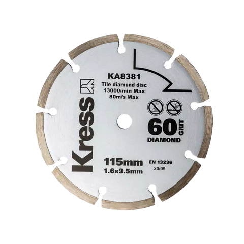 Kress Diamanttrennscheibe 115 mm 60 Grit (KA8381)