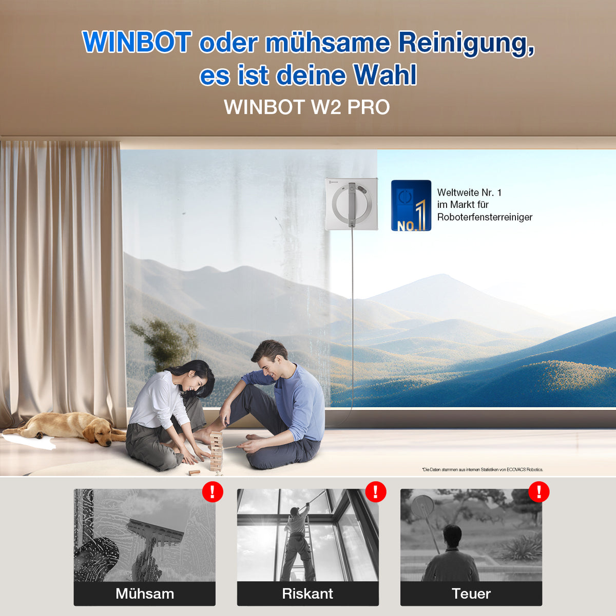 Ecovacs Fensterreiniger W2 Pro