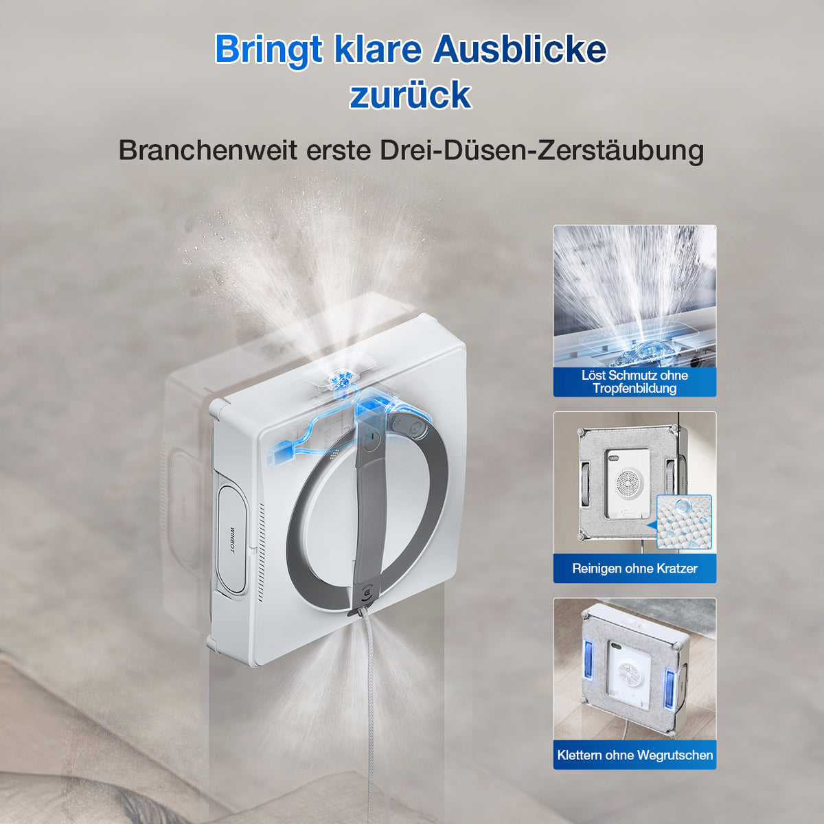 Ecovacs Fensterreiniger W2 Pro Omni