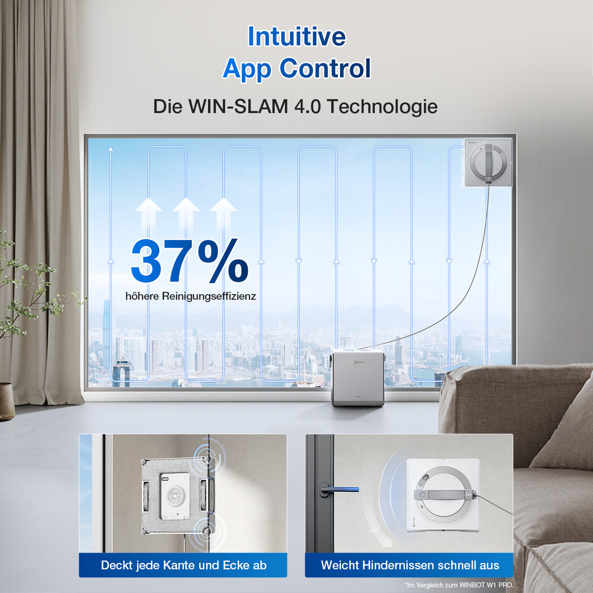 Ecovacs Fensterreiniger W2 Pro Omni