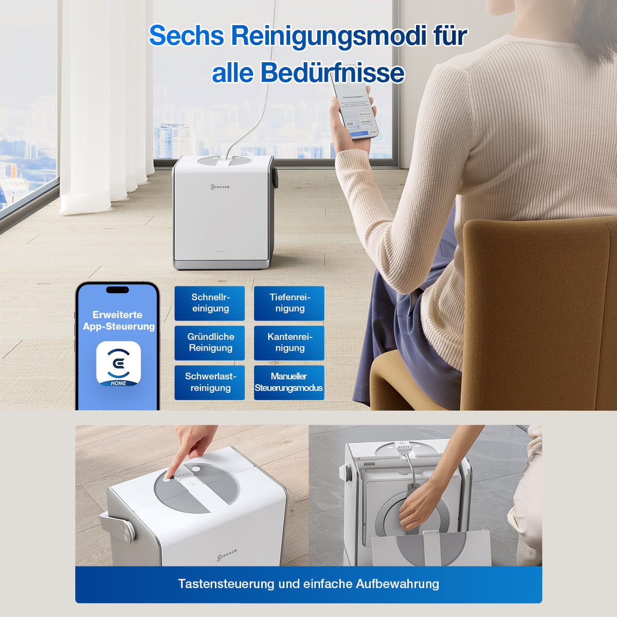 Ecovacs Fensterreiniger W2 Pro Omni