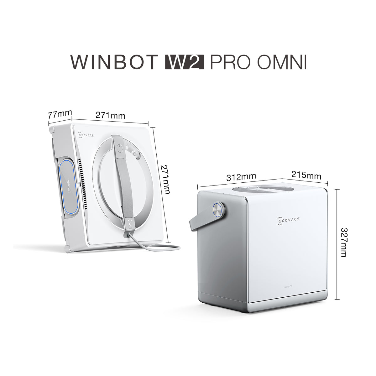 Ecovacs Fensterreiniger W2 Pro Omni