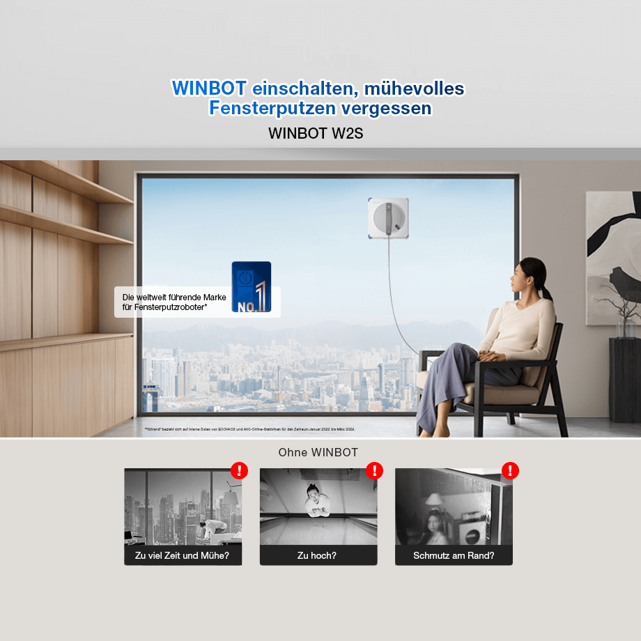 Ecovacs Fensterreiniger W2S