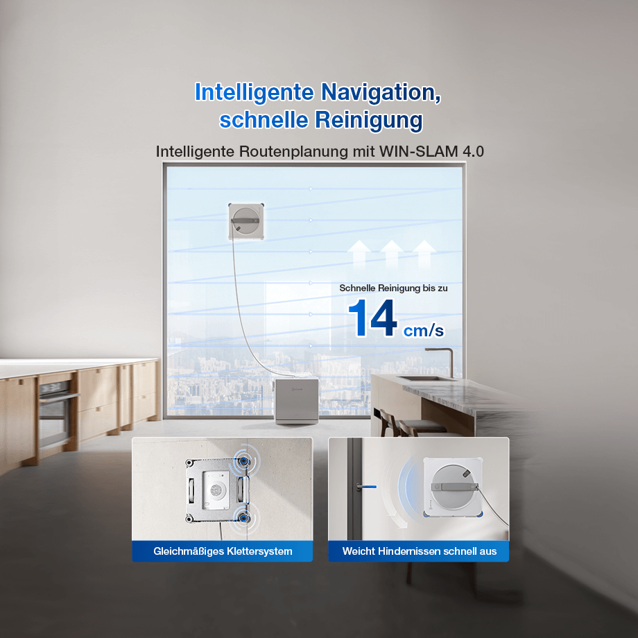 Ecovacs Fensterreiniger W2S Omni
