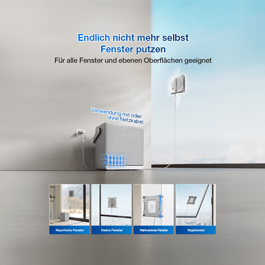 Ecovacs Fensterreiniger W2S Omni