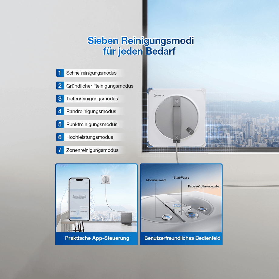 Ecovacs Fensterreiniger W2S Omni