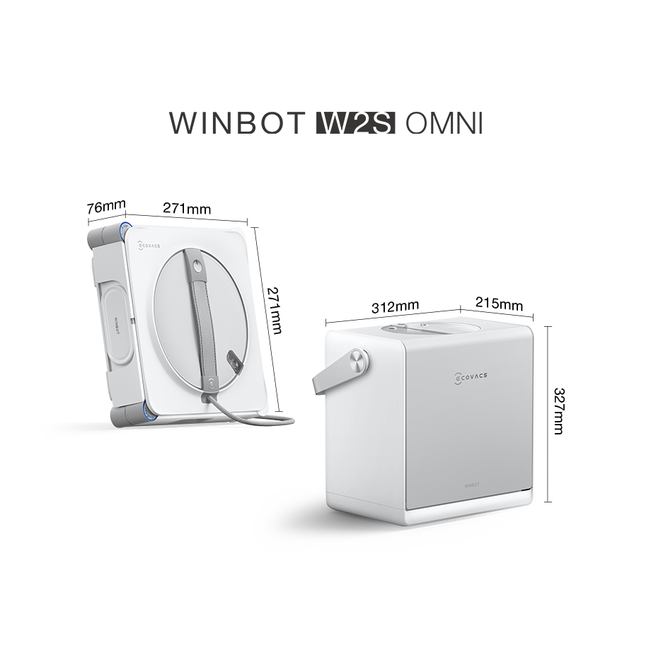 Ecovacs Fensterreiniger W2S Omni