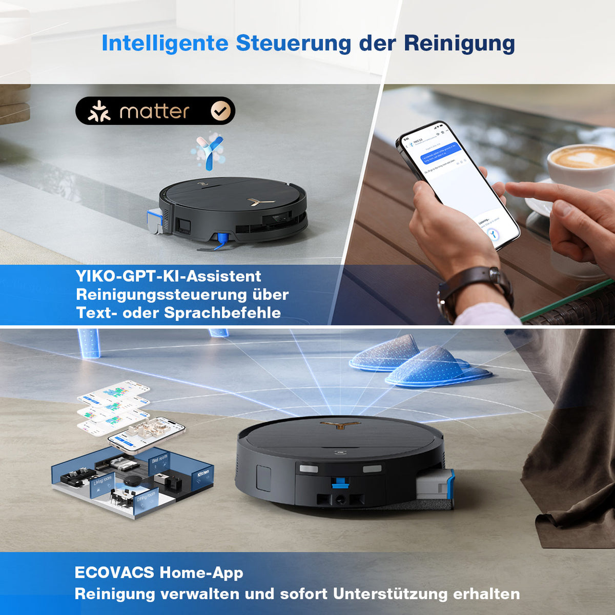 Ecovacs Saugroboter X9 Pro Omni