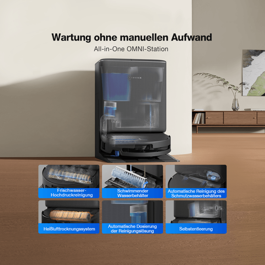Ecovacs Saugroboter T90 Pro Omni