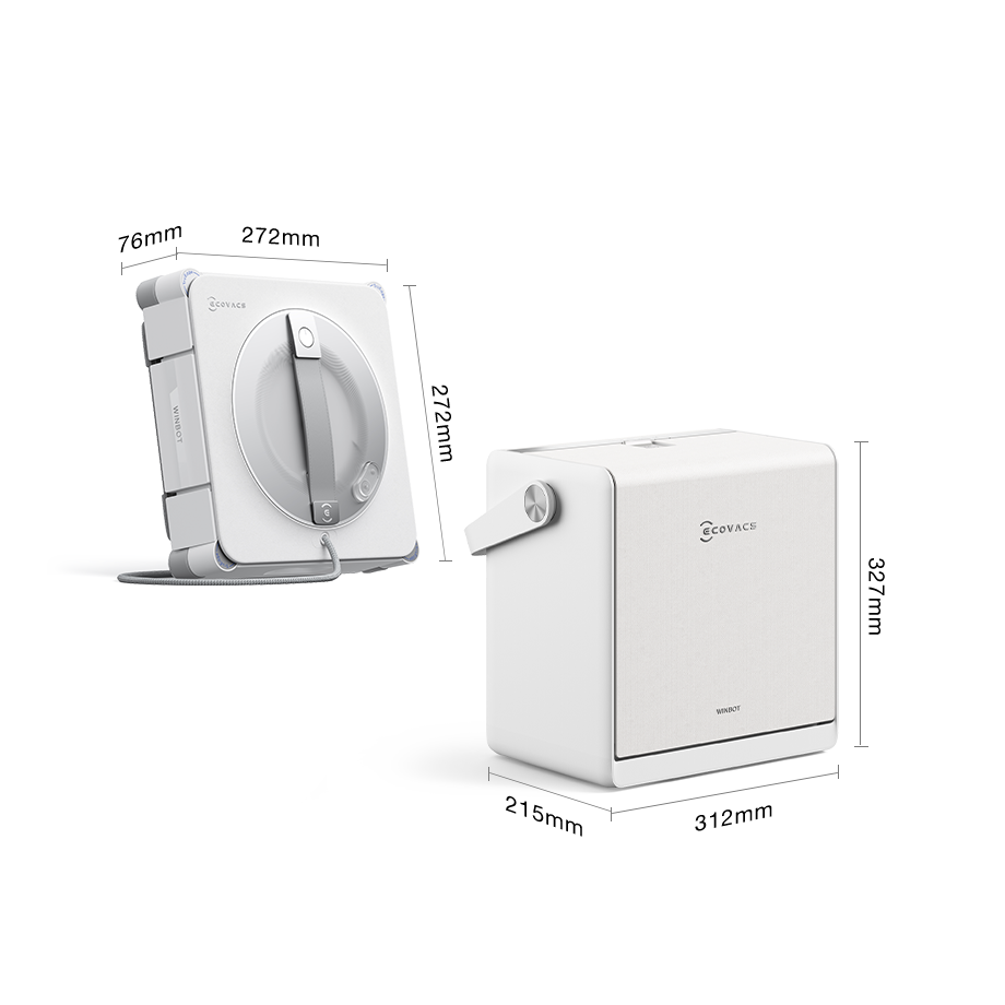 Ecovacs Winbot W2S Pro Omni Abmessungen
