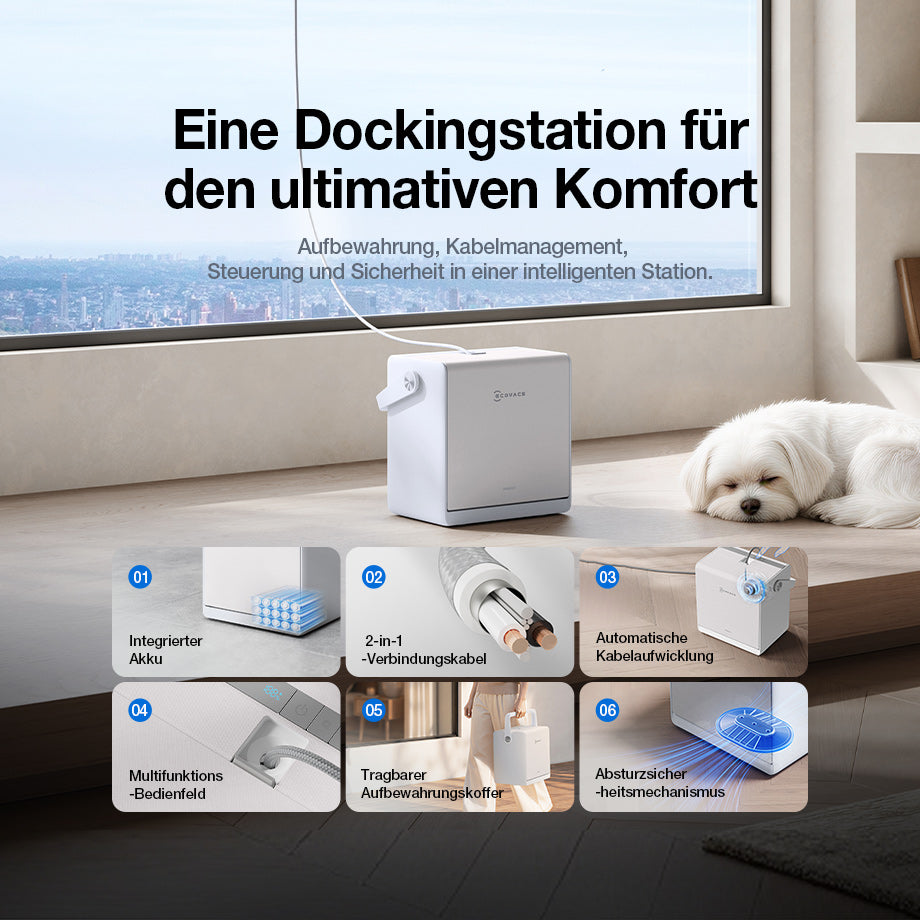 Ecovacs Winbot W2S Pro Omni Akku
