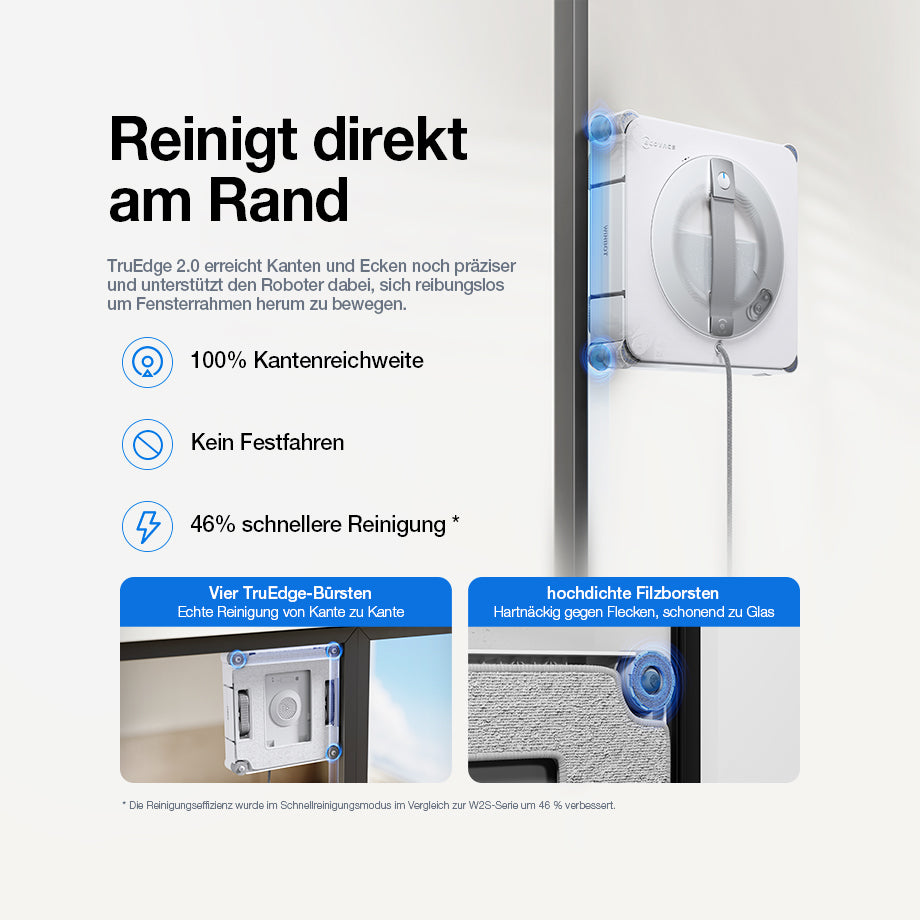 Ecovacs Winbot W2S Pro Navigation