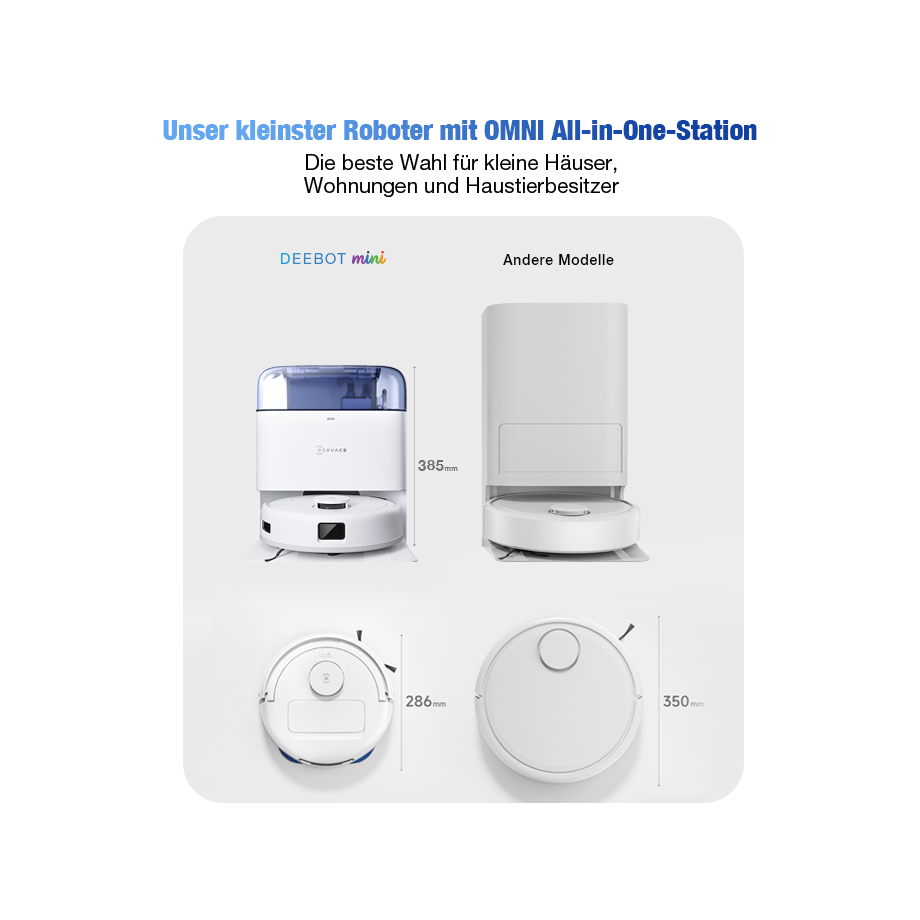 Ecovacs Saugroboter Deebot mini (blau)