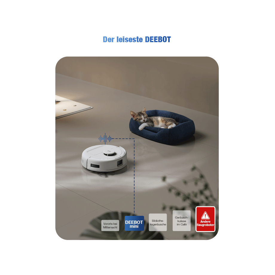 Ecovacs Saugroboter Deebot mini (blau)