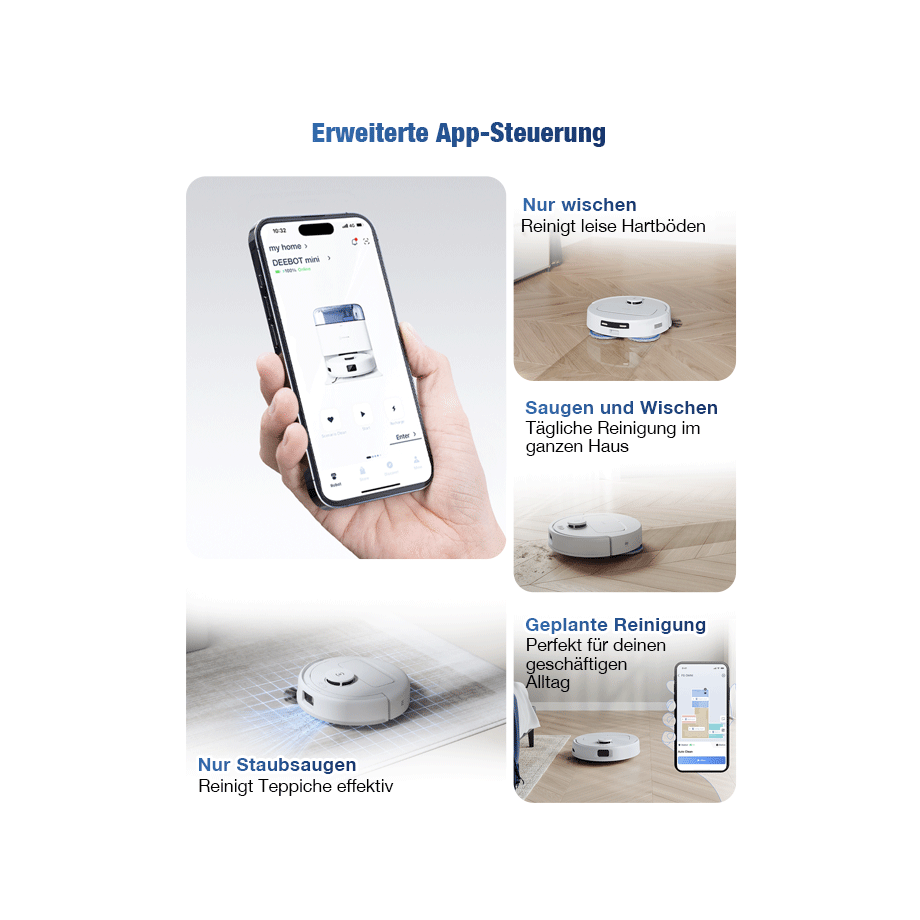 Ecovacs Saugroboter Deebot mini (blau)