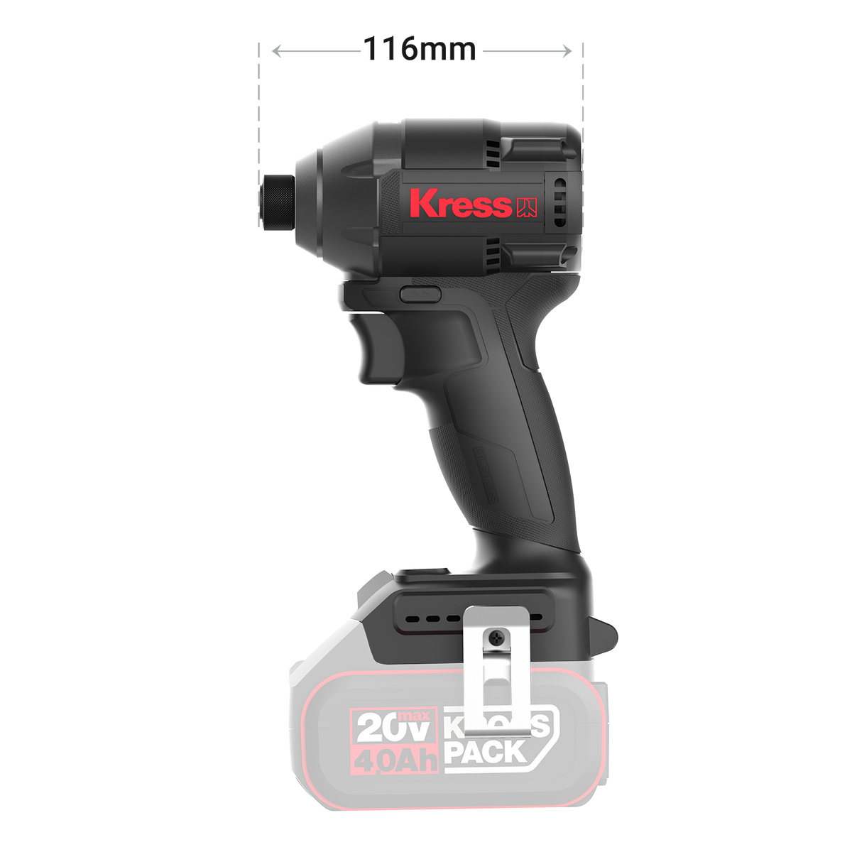 Kress 20 V Akku-Schlagschrauber 1/4" 230 Nm (KUB61)