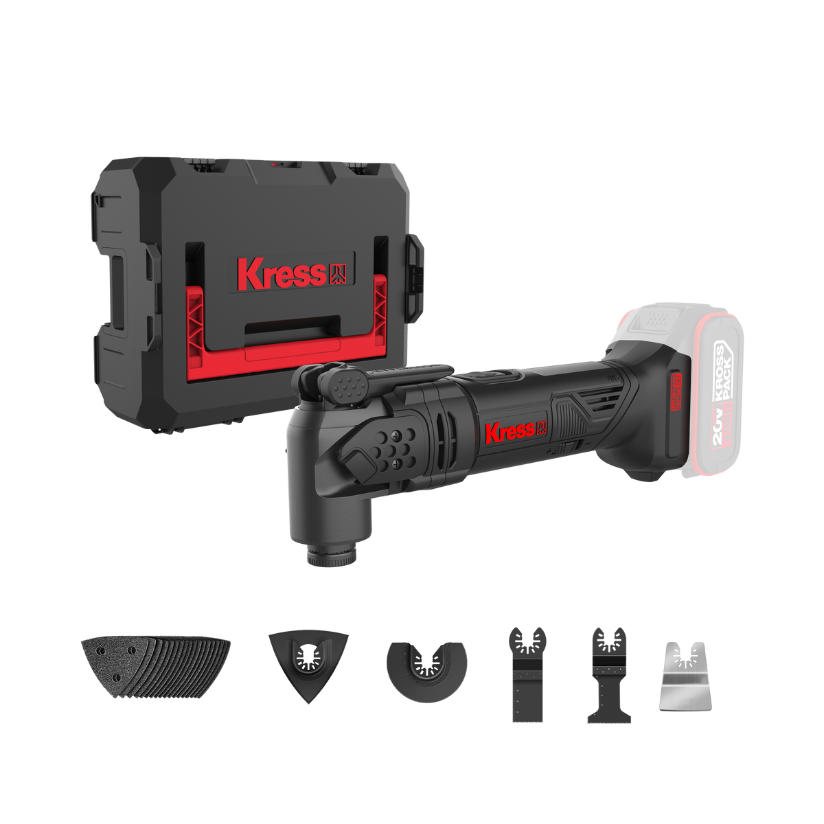 Kress 20 V Akku-Multitool 8.000–18.000 U/min (KUD12)