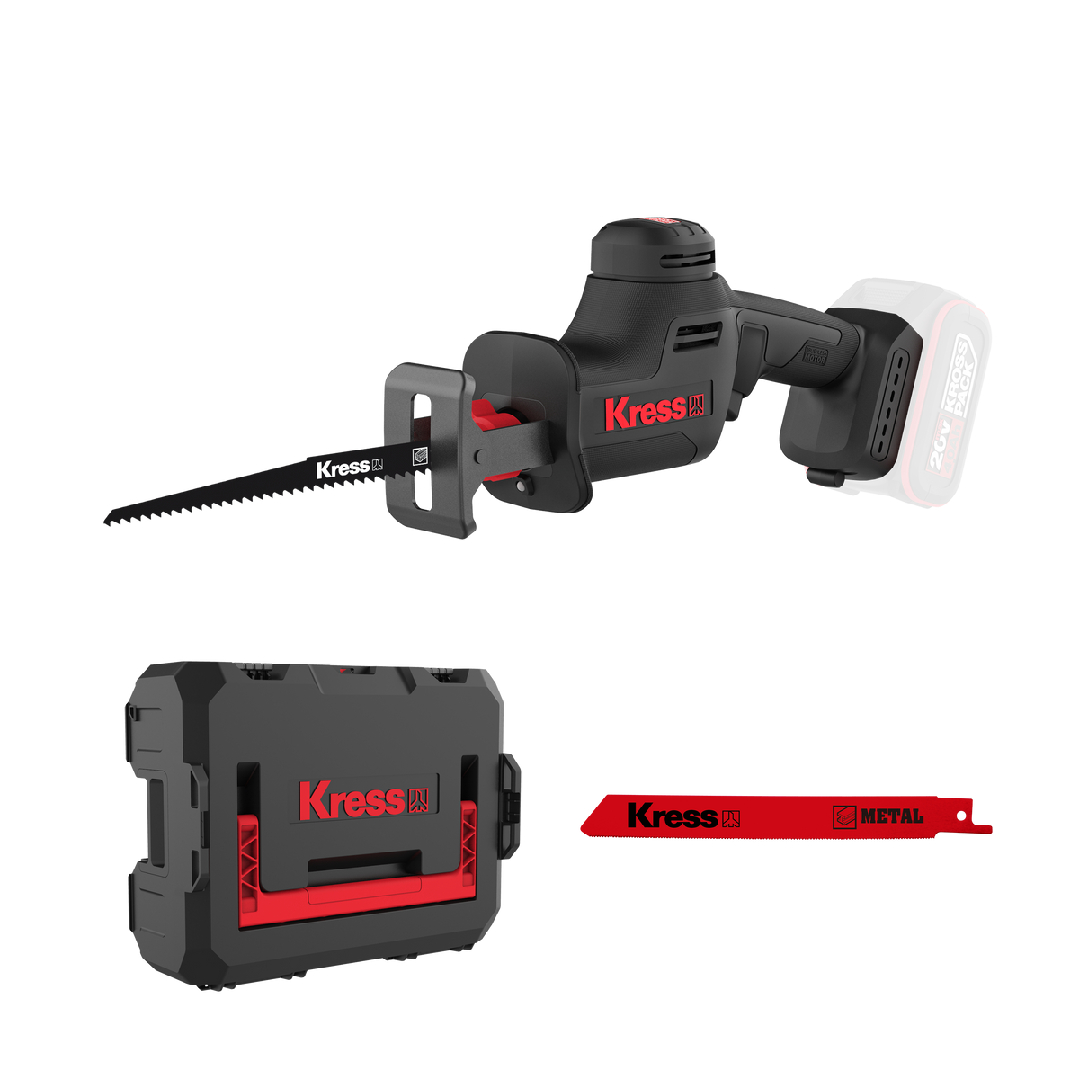 Kress 20 V Akku-Einhand-Säbelsäge 26 mm (KUE00)