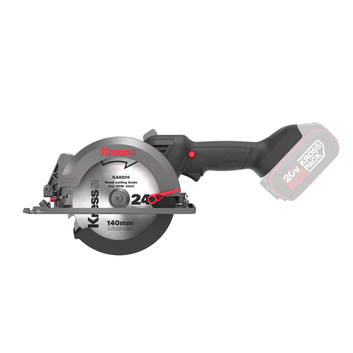 Kress 20 V Akku-Kompakt-Handkreissäge 140 mm (KUE11)