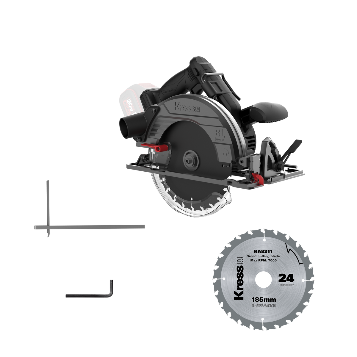Kress 20 V Akku-Handkreissäge 185 mm (KUE15)