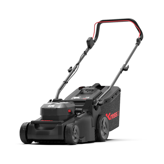 Kress 2×20 V 37 cm bürstenloser Akku-Rasenmäher ohne Antrieb (KG745)