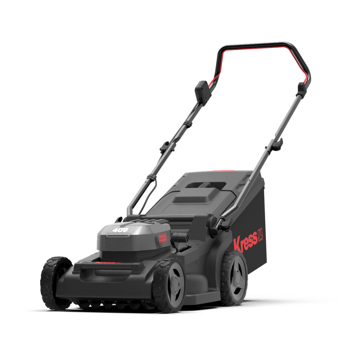 Kress 2×20 V 41 cm bürstenloser Akku-Rasenmäher ohne Antrieb (KG748)