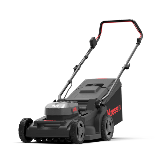 Kress 2×20 V 41 cm bürstenloser Akku-Rasenmäher ohne Antrieb (KG748)