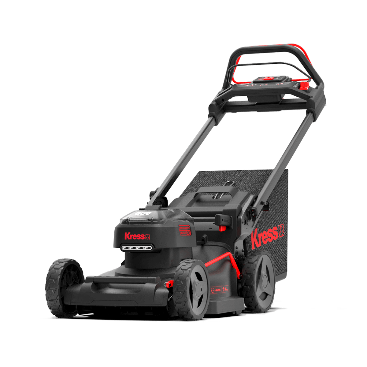 Kress 60 V 46 cm bürstenloser Rasenmäher mit Antrieb (KG757E)