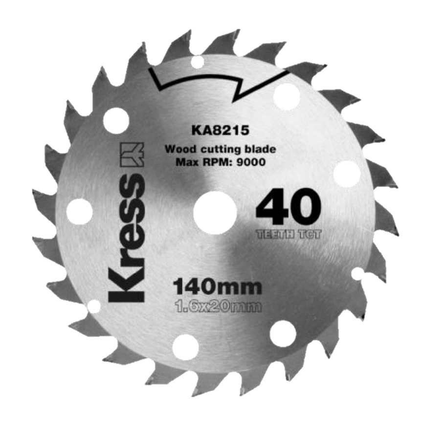 Kress TCT-Sägeblatt 140 mm 40 Zähne (KA8215)