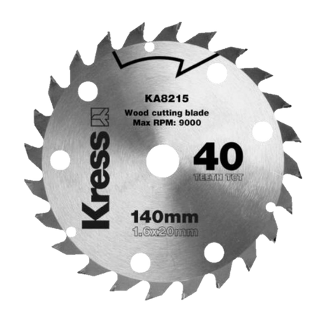 Kress TCT-Sägeblatt 140 mm 40 Zähne (KA8215)