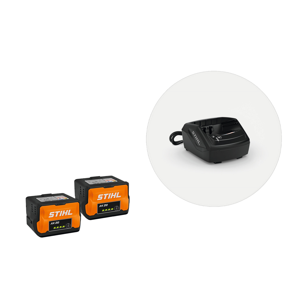 STIHL Starter Set AK 20 (Akku AK 20 + Ladegerät AL 101) – Ansicht 2