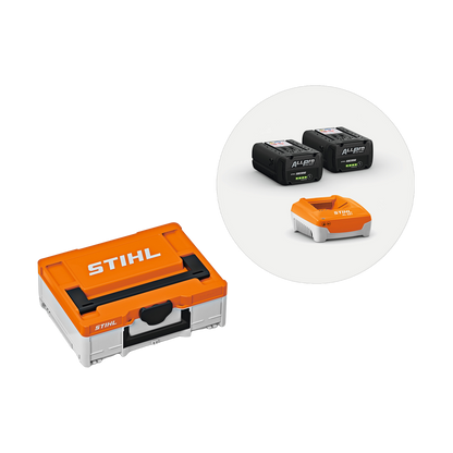 STIHL Akku Box S mit 2x AP 200 P und AL 301 – Ansicht 2